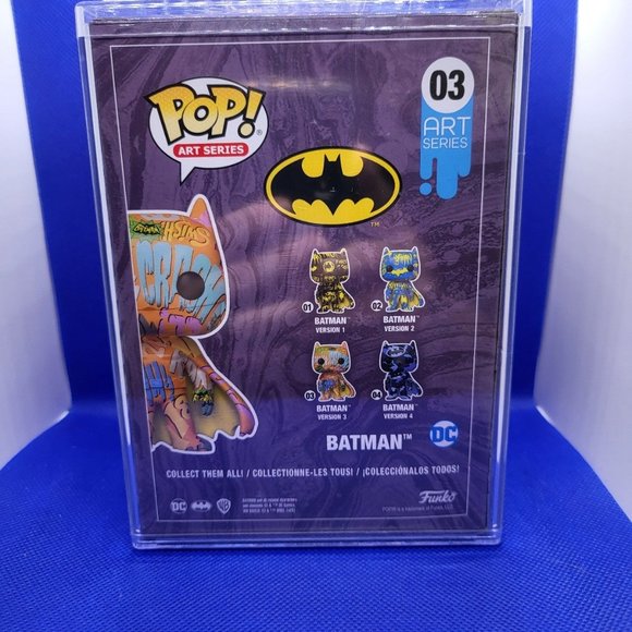 DC Batman (Orange & Yellow) Art Series Target Exclusive Funko Pop - Picture 3 of 8